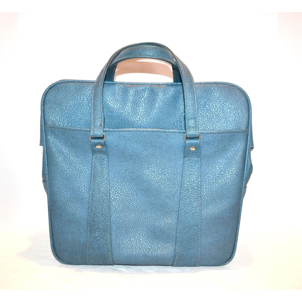 Vintage Tote Retro Blue Airline Color Unisex